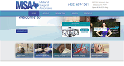 Desktop Screenshot of midland-surgical.com